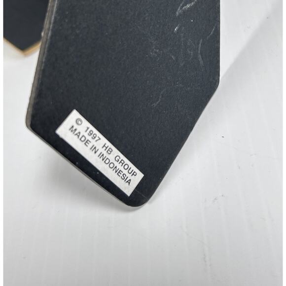 CARR Ceramic Grape Leaves and Vine Picture Frame 4x4 inches Tuscan Embossed VTG - Picture 4 of 8